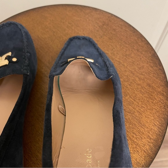 Kate Spade Blue Suede Loafers - Picture 10 of 10